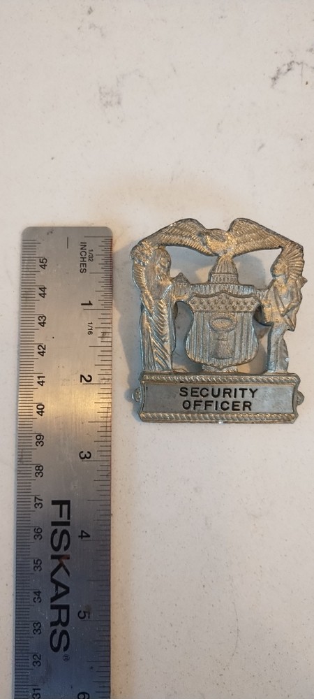 Vintage Security Badge
