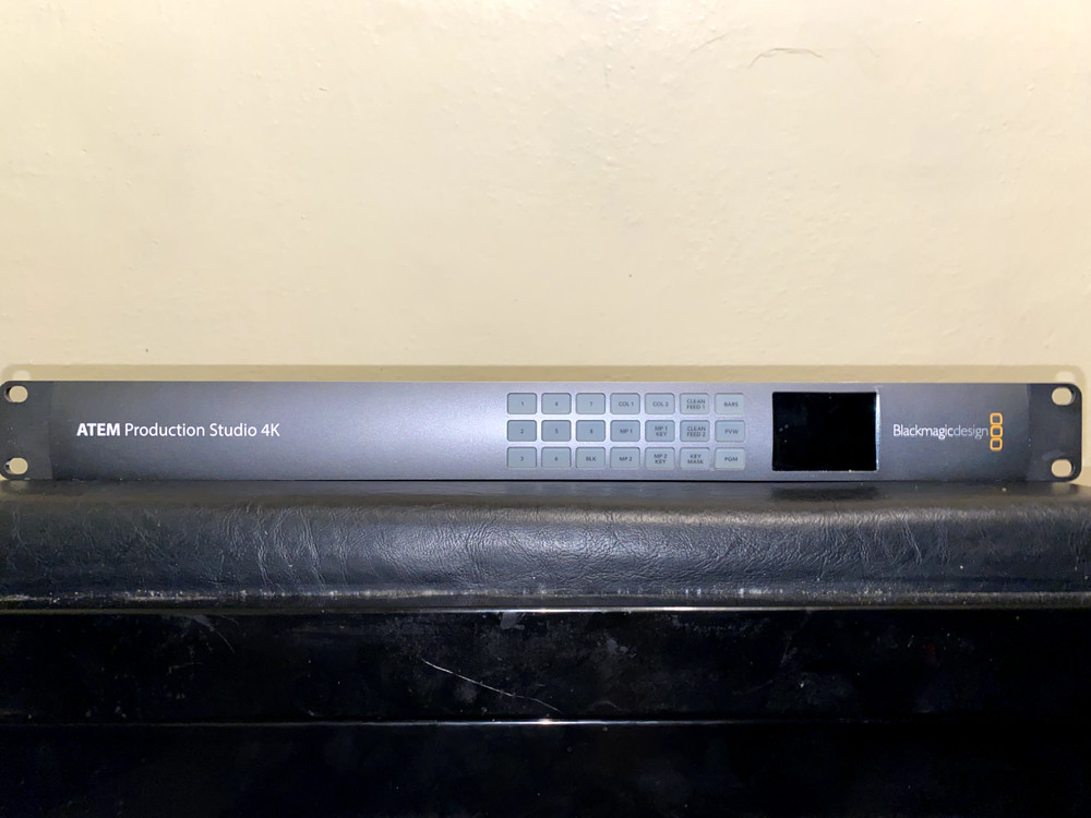 Blackmagic Design ATEM Production Studio 4K 8-input rackmount video switcher