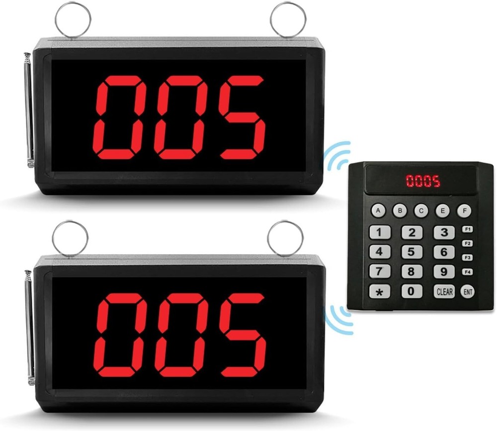 Queue Calling System Pager Call - Take A Number System Waiting Number System