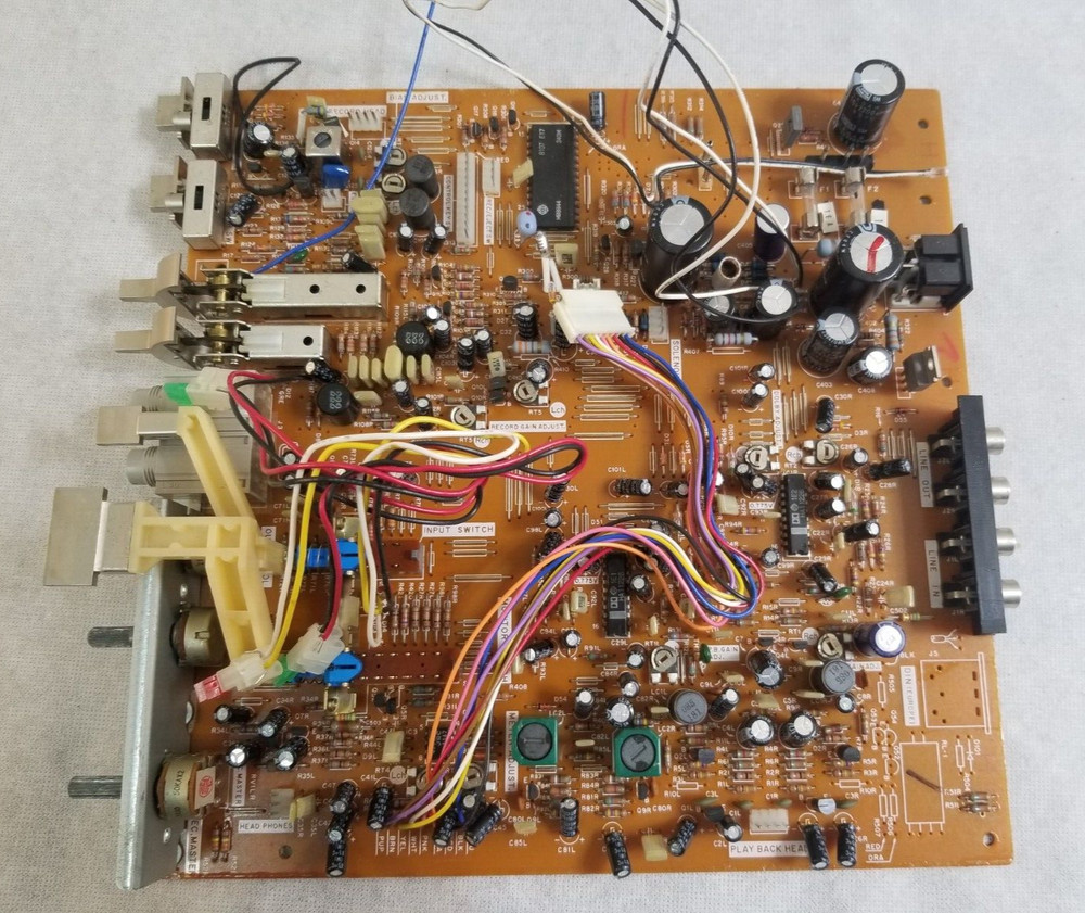 HITACHI D-E65 Stereo Cassette Deck MAIN PCB BOARD