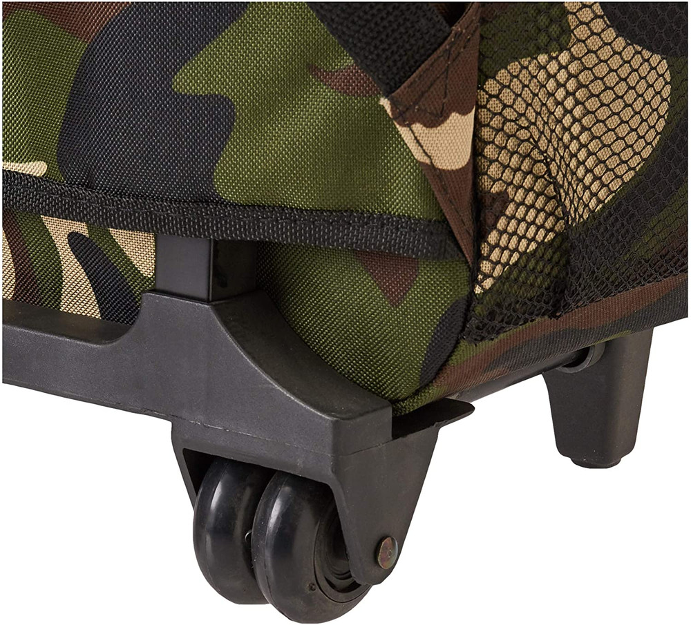 Double Handle 17" Rolling Backpack, Camo