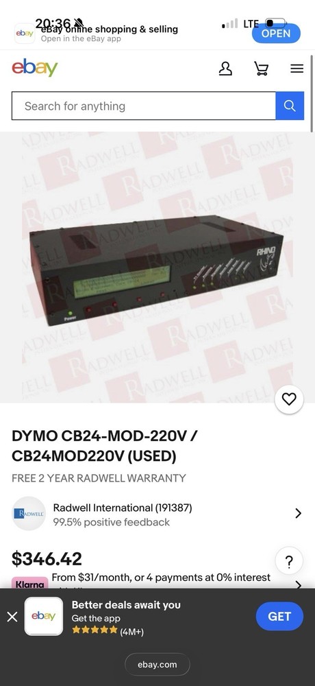 Dymo CB24-MOD-110v