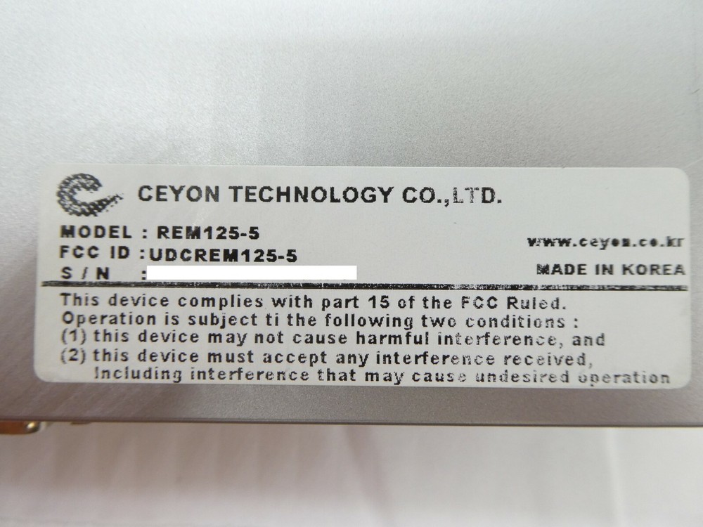 Ceyon Technology REM125-5 RFID Multi-Port Reader REM 125 Display Spot Working