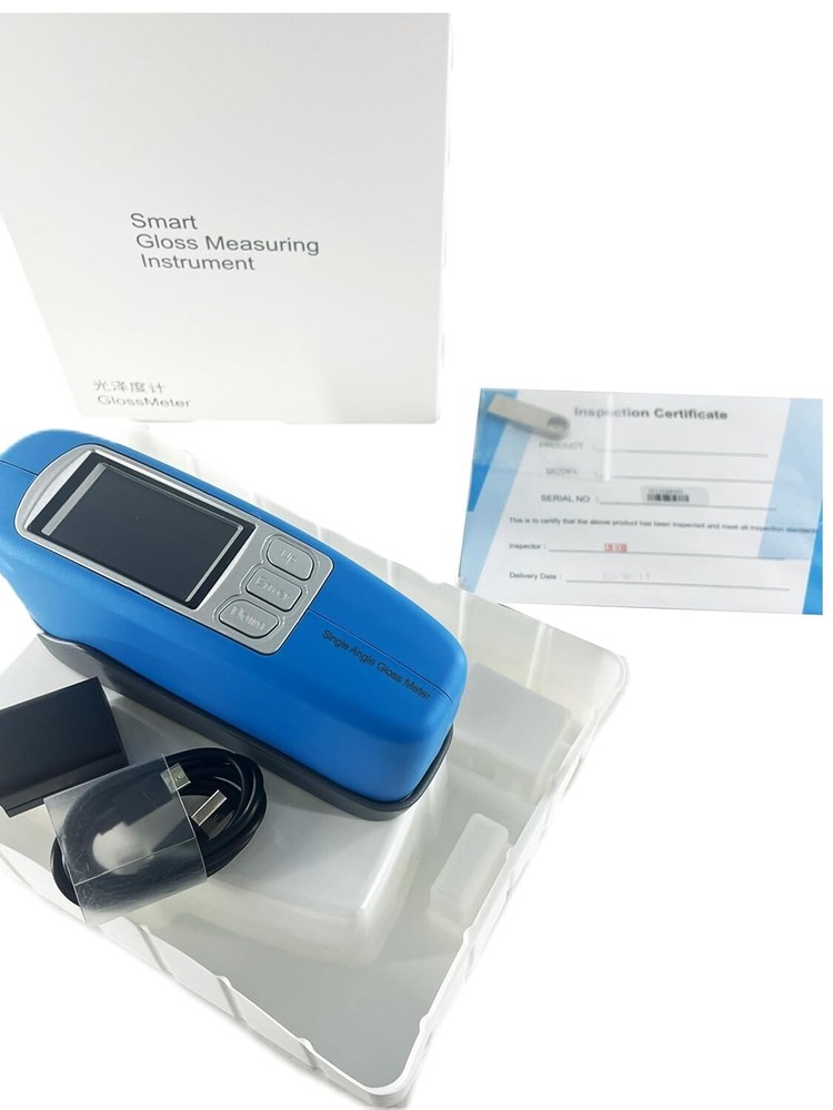 Glossmeter 60° Gloss Meter with Range 0 to 1000GU Data Storage Function