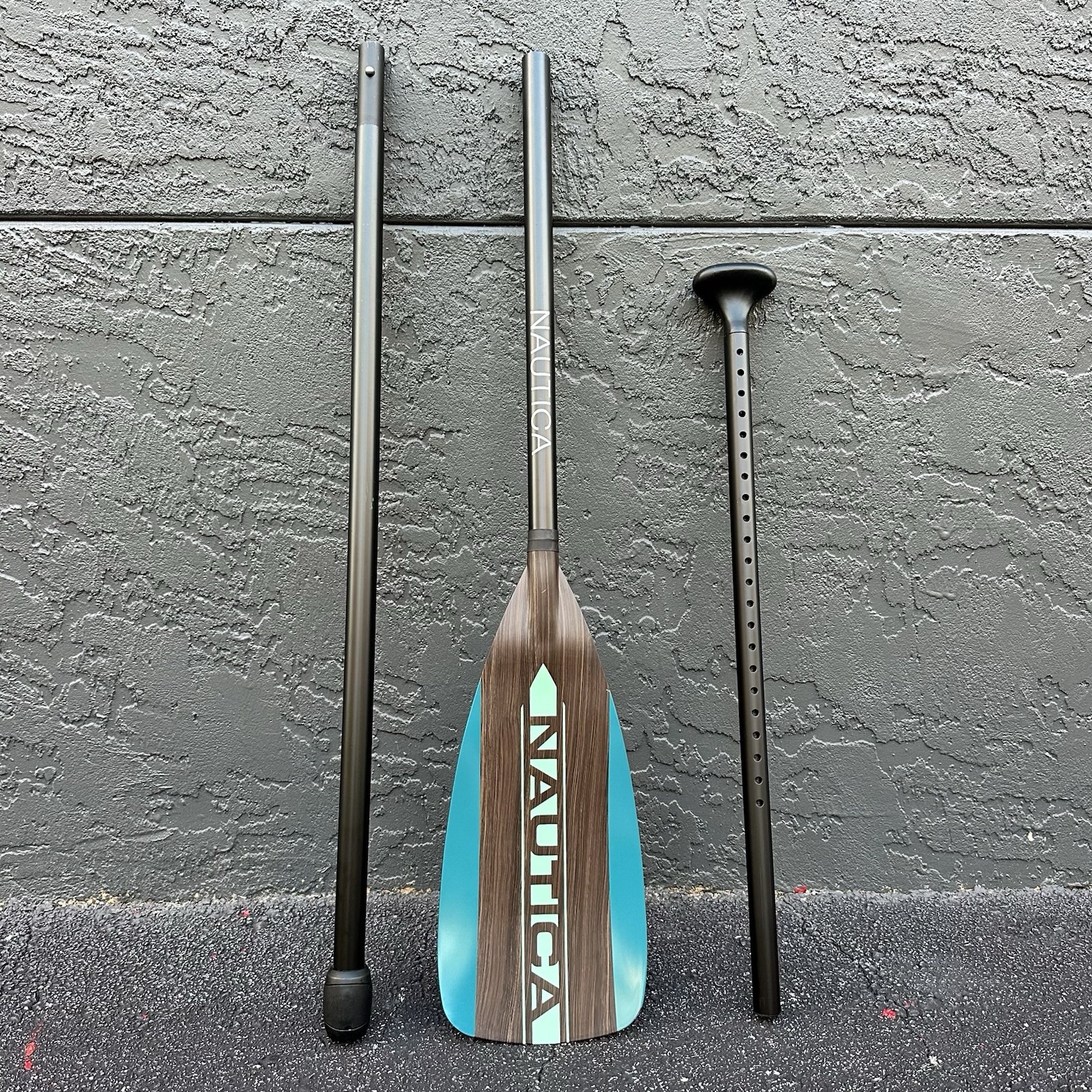 3-Piece Adjustable SUP Paddle –Lightweight, Floating Aluminum Shaft (Nautica)