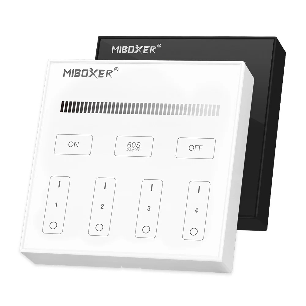 B1-W - 4-Zone Panel Remote (Brightness) White