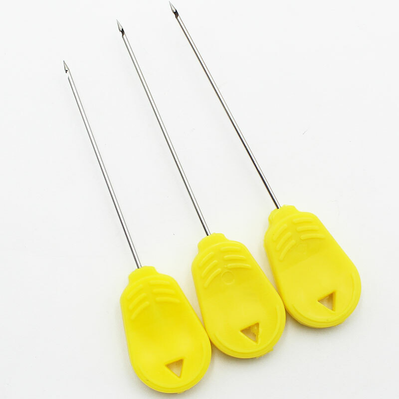 3PCS,SAFETY BARDED BAITING NEEDLE ,BOILIE, CARP FISHING , HAIR-RIG BOILIE TOOL