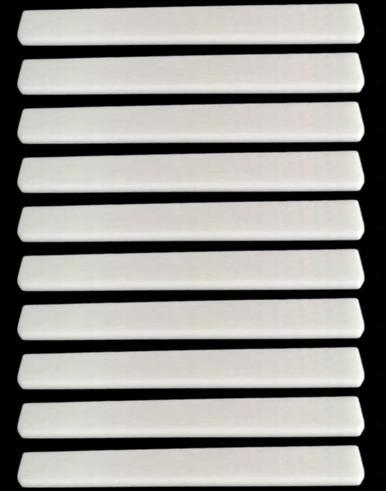 10x Bone Guitar Saddle Classical 3 5/32" (80mm) Luthier Nut White