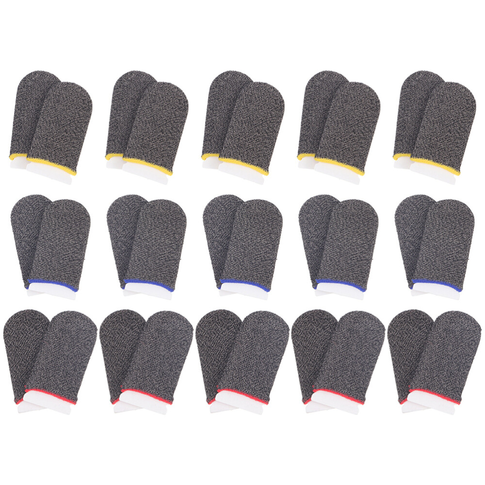 30Pcs Mobile Game Controller Thumb Sleeves Versatile Finger Protector