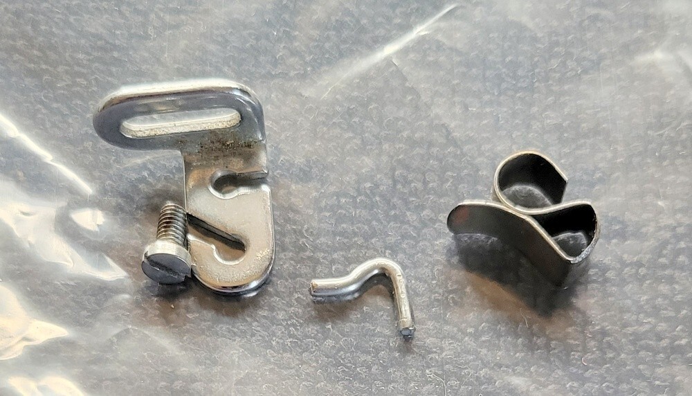 Singer 185K Sewing Machine Parts: Bobbin Winder Thread Guide & Thread Cutter