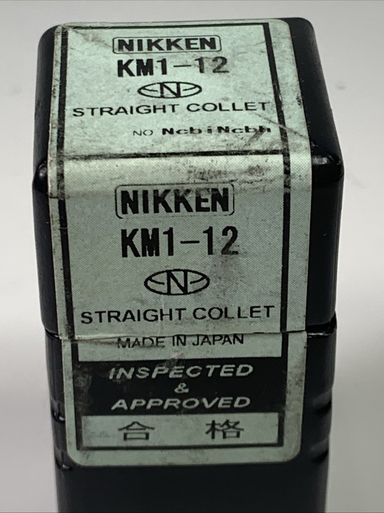 NIKKEN KM1-12 STRAIGHT COLLET