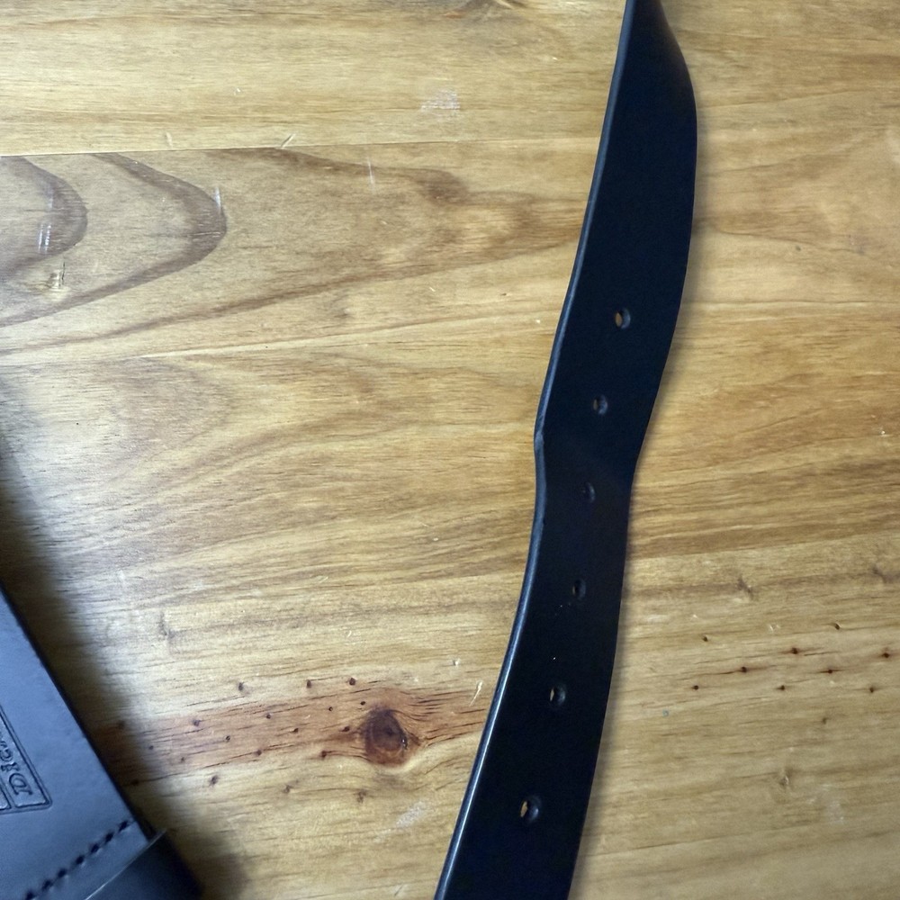 Dickies Black Leather Belt XL