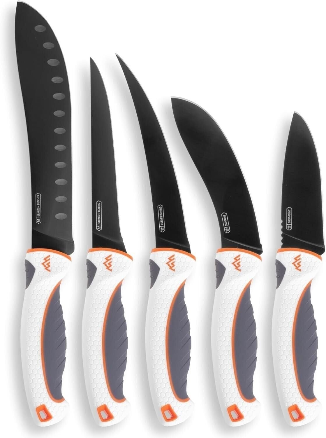 OUTDOOR EDGE ErgoMax 6-Piece Professional Game Processing Knife Set | Caping & B