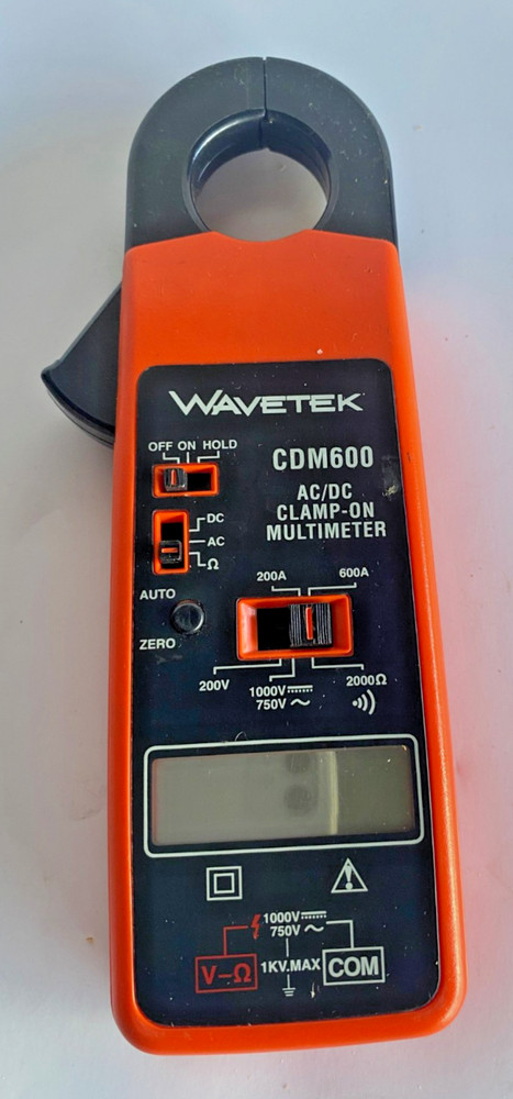Wavetek CDM600 Clamp-On Multimeter