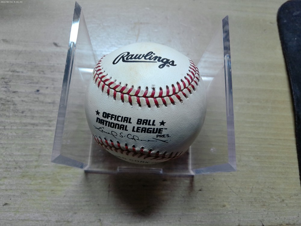 GARRET STEPHENSON AUTOGRAPHED BASEBALL NO COA