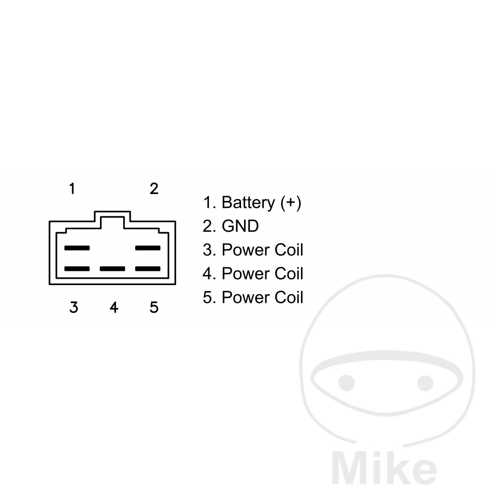DZE Regulator Rectifier fits Piaggio Carnaby 200 2007