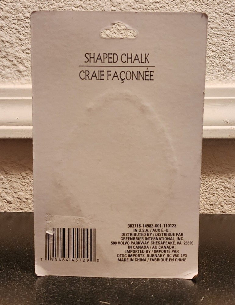 Shaped Chalk