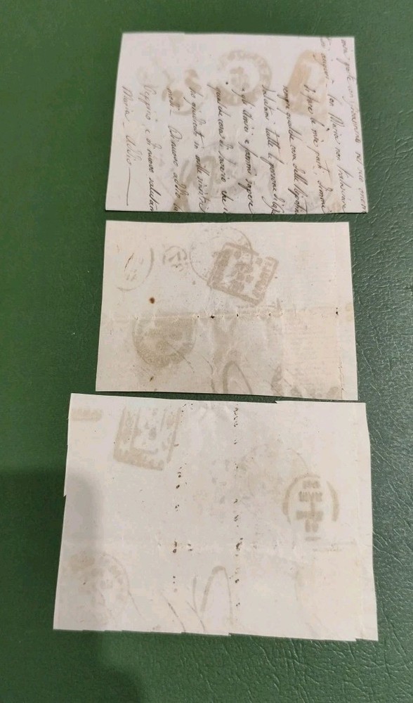 5 Baj. Three fragments. Different Colors.