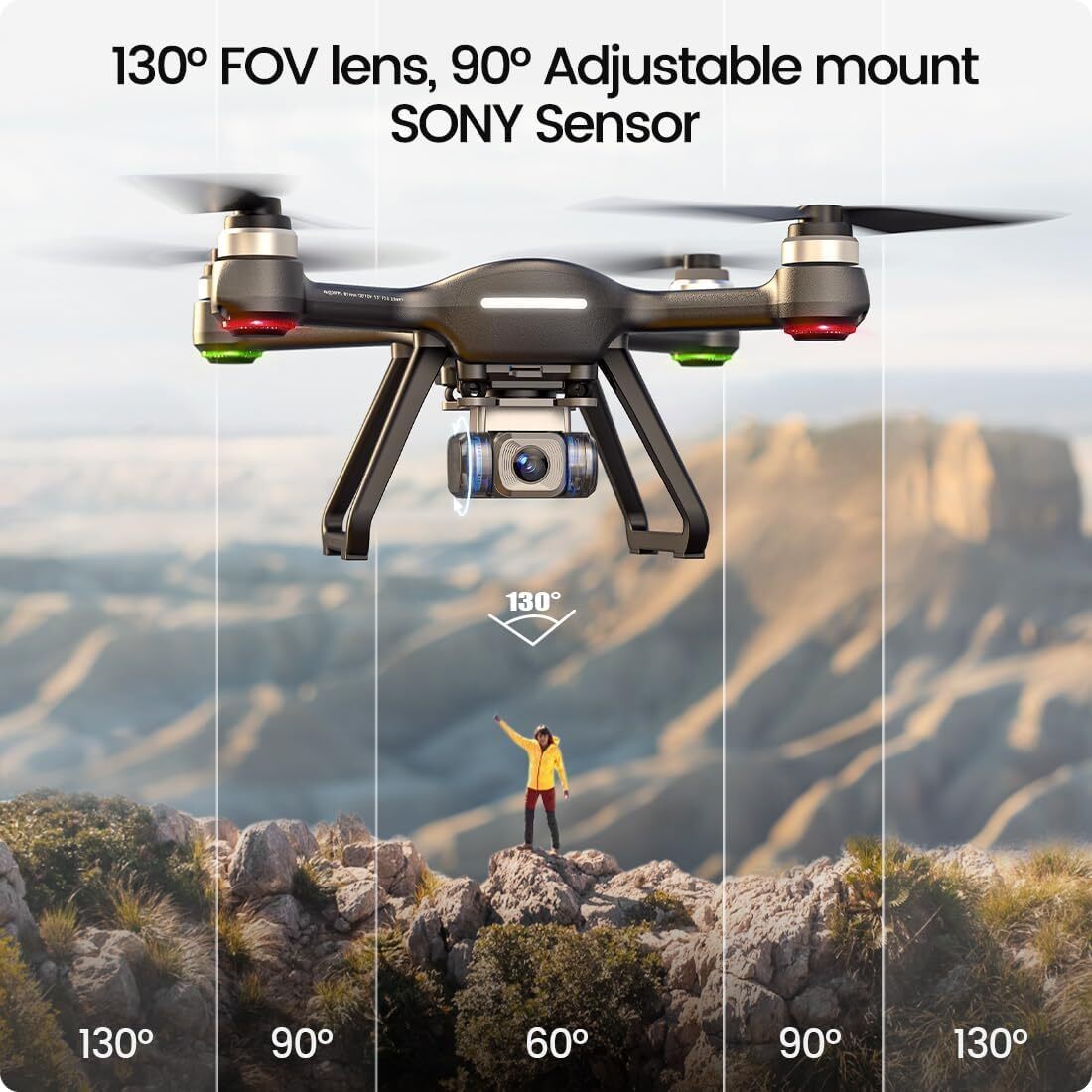 Holy Stone HS700E Brushless 4K UHD Drone with EIS Camera GPS 5GHz FPV Quadcopter