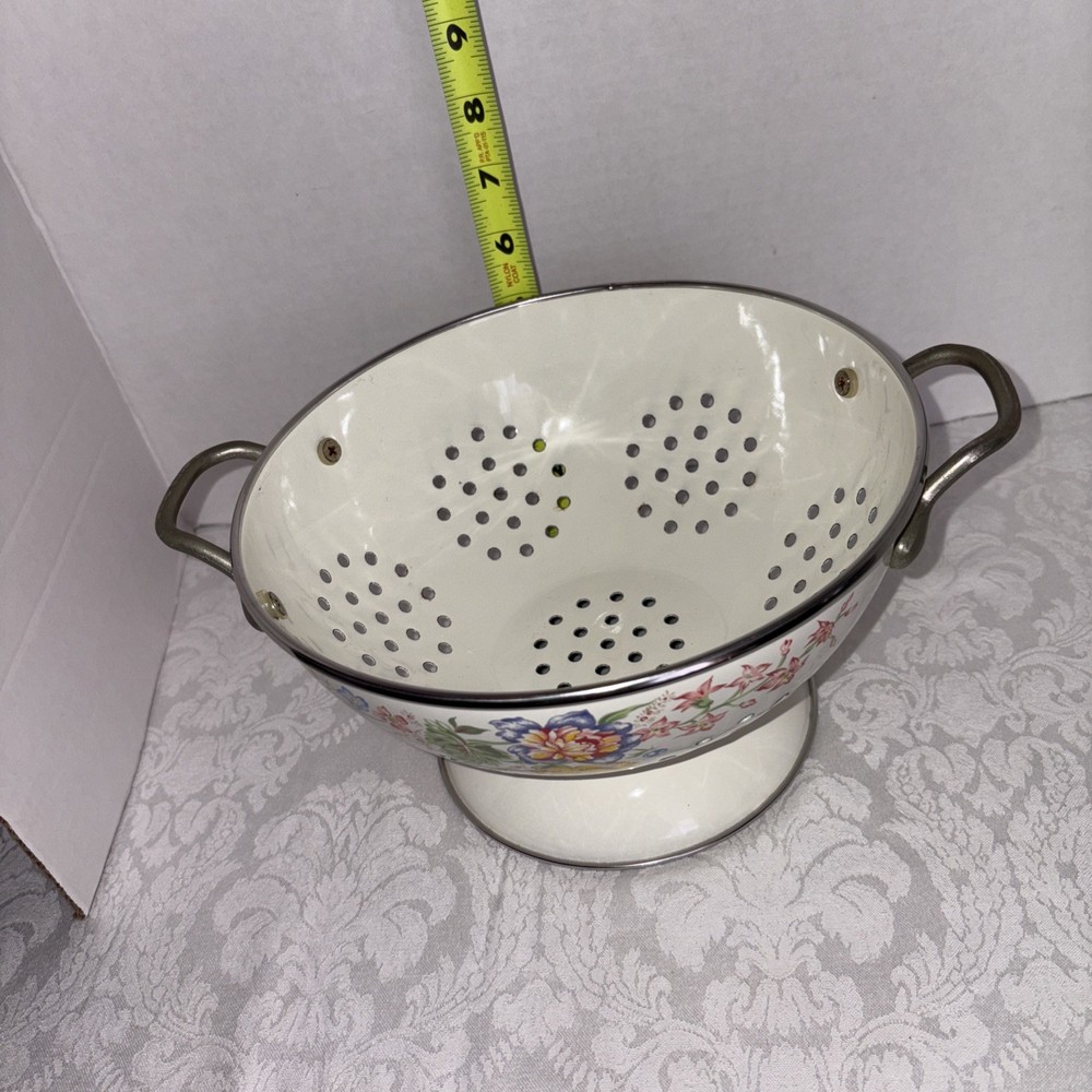Kobe Colander, Floral Pattern , JC Penney