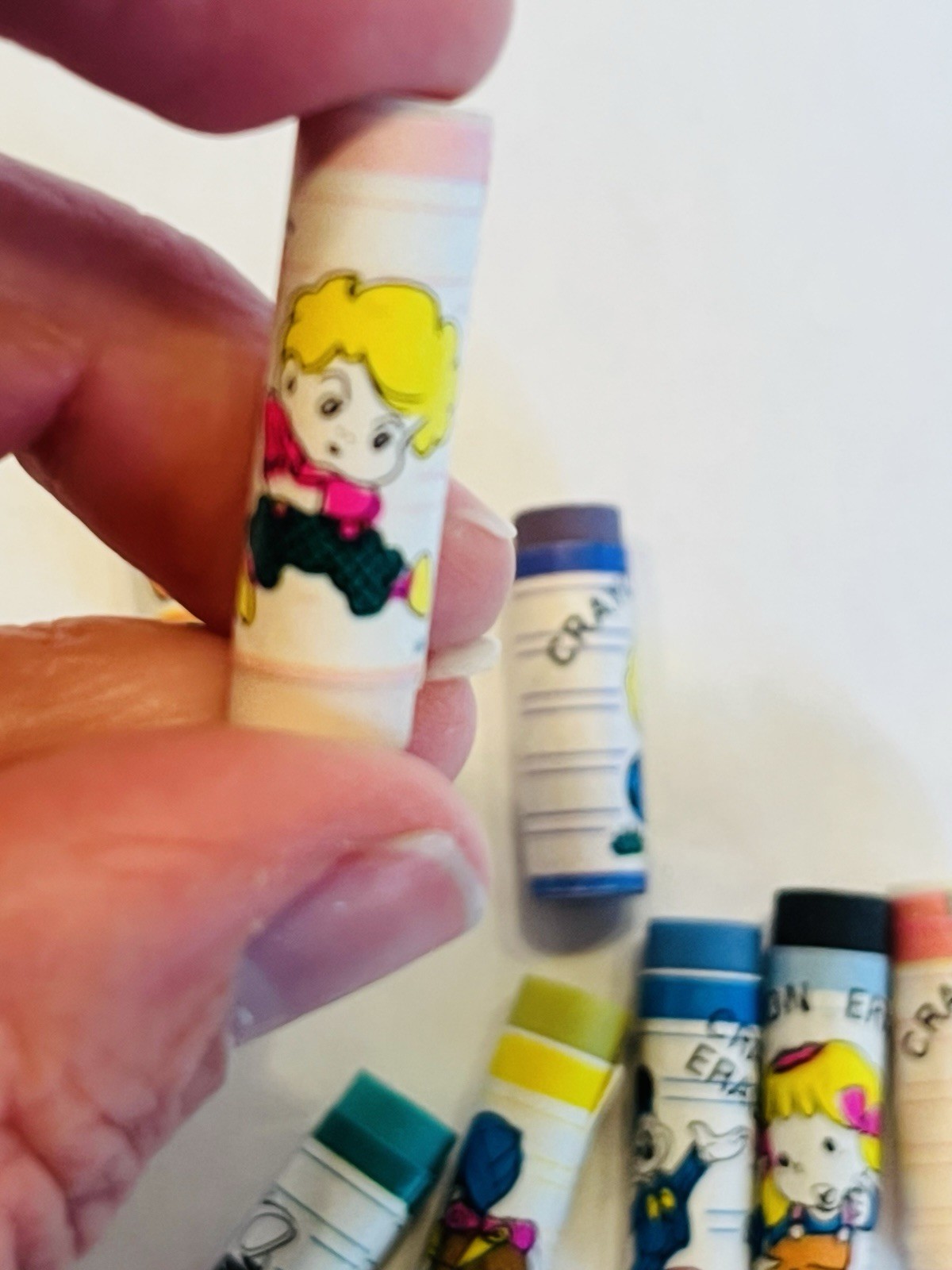 Vintage Erasers Set Cute 1980s Kawaii Collectible Erasers Kawaii Set of 11 BIN79