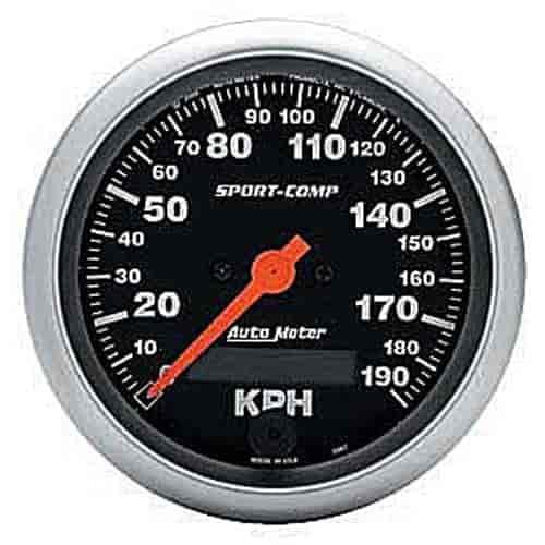 Auto Meter 3987-M Sport-Comp In-Dash Speedometer