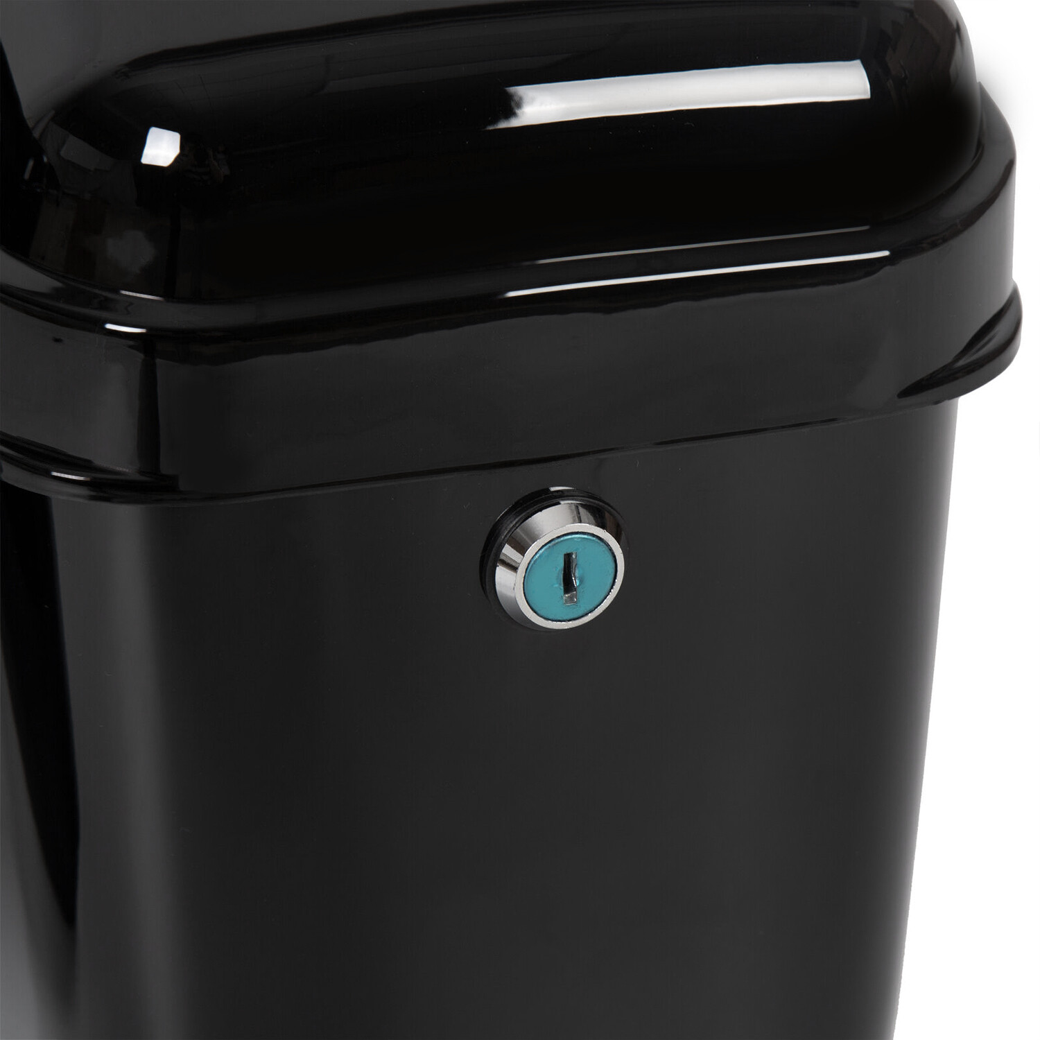 Black Motorcycle Hard Side Saddle Bags w/Hardware For Yamaha V-Star XVS 650 1100