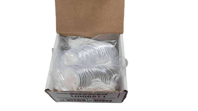 100-PACK Lucky Line 1 1/4" Paper Tags with String - 27200