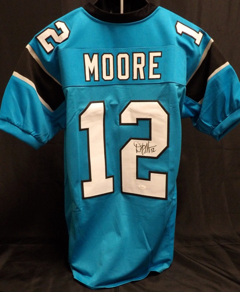 D.J. Moore Carolina Panthers Signed Custom Jersey JSA Authenticated