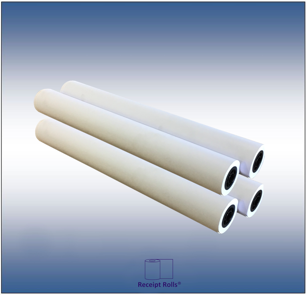 4 Rolls 42" x 150' 20# Bond HP DesignJet Wide-Format Plotter Paper 2" Core