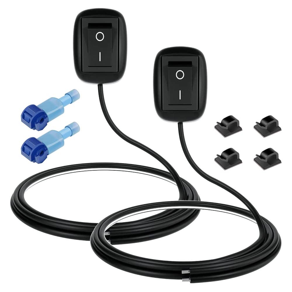 Gebildet 2pcs SPST Water Drop Shape Paste Type Button Black-1m wire(2pcs)
