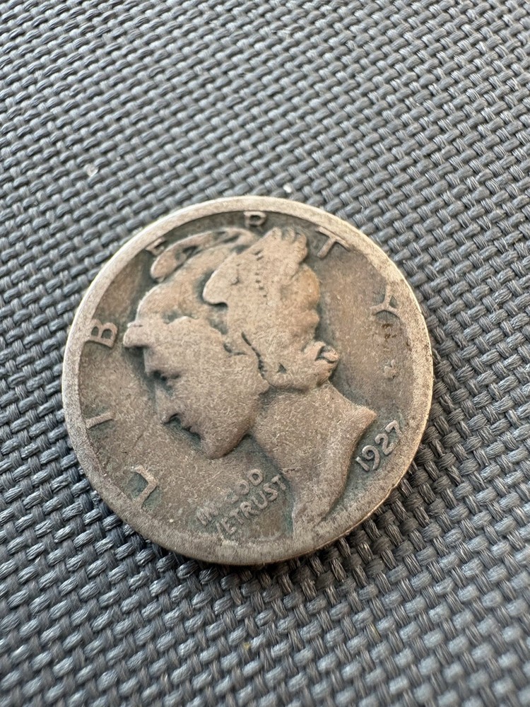 One Mercury Dime | 90% Silver | Average Circulated | Random Year | With COA