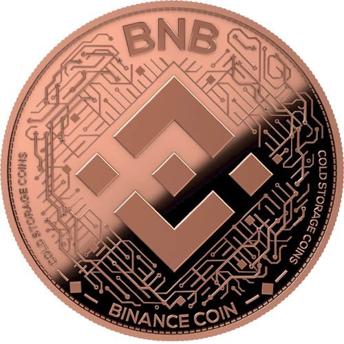 1 oz Binance Cold Storage Wallet Copper Round (New)