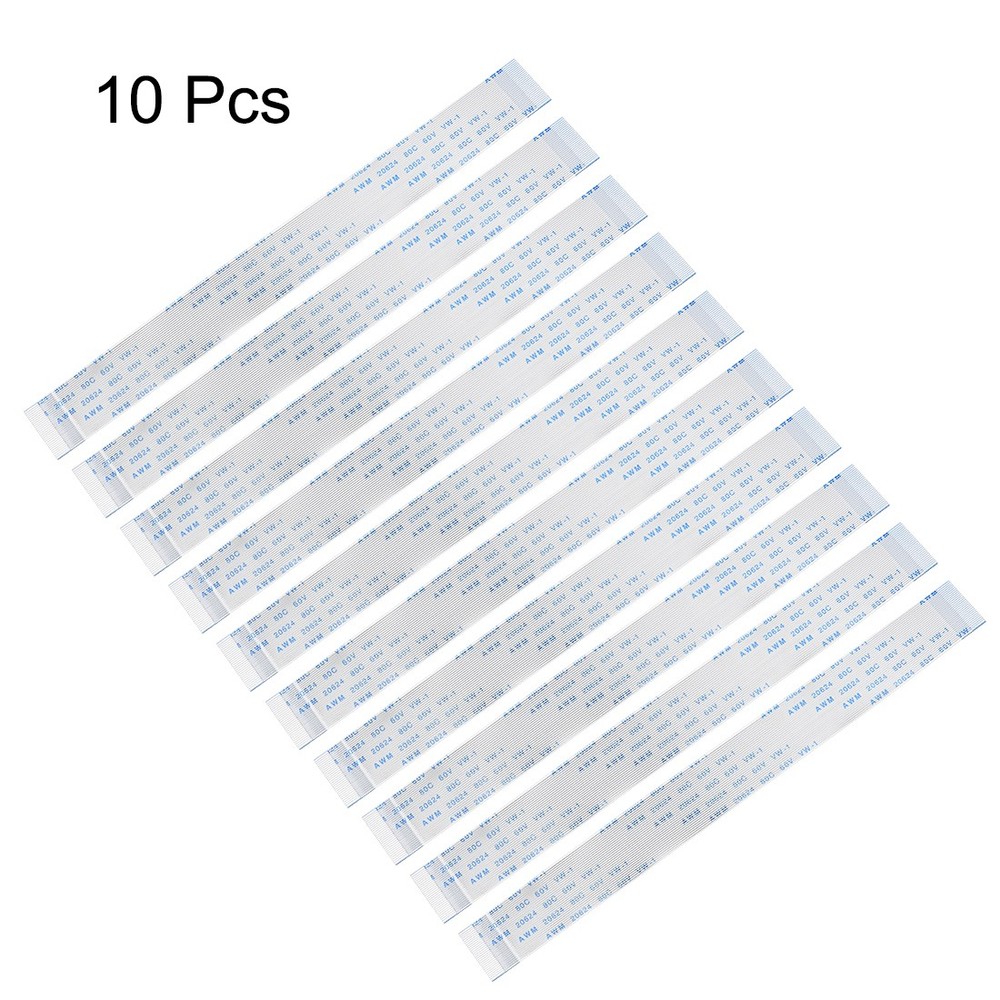 Flat Flex Cable, 30 Pin 150mm FPC FFC Tape Cable 10pcs (Type A)