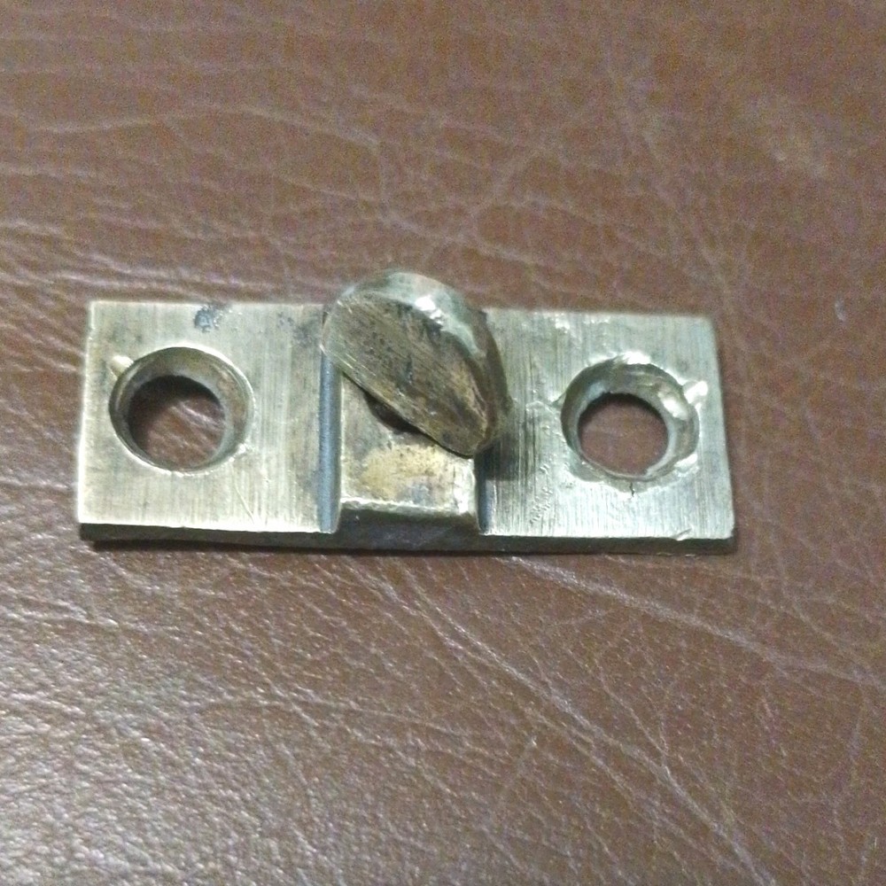£5@ Old Solid Brass Window Sash Pivot Pins Vintage Hardware Reclaimed