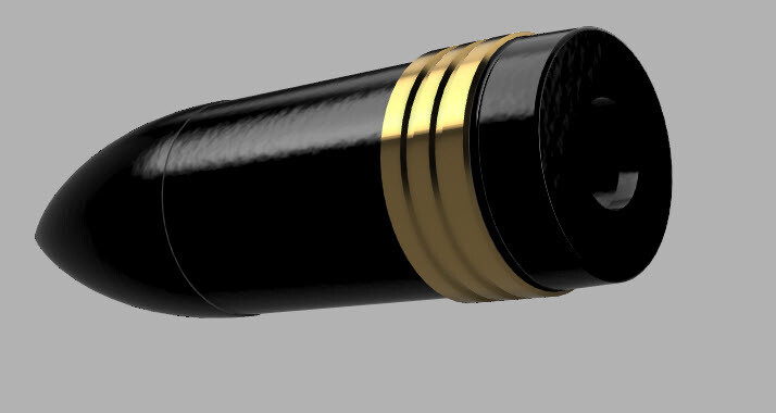 3D Printed M79 AP Shot 3Inch / 76mm Shell