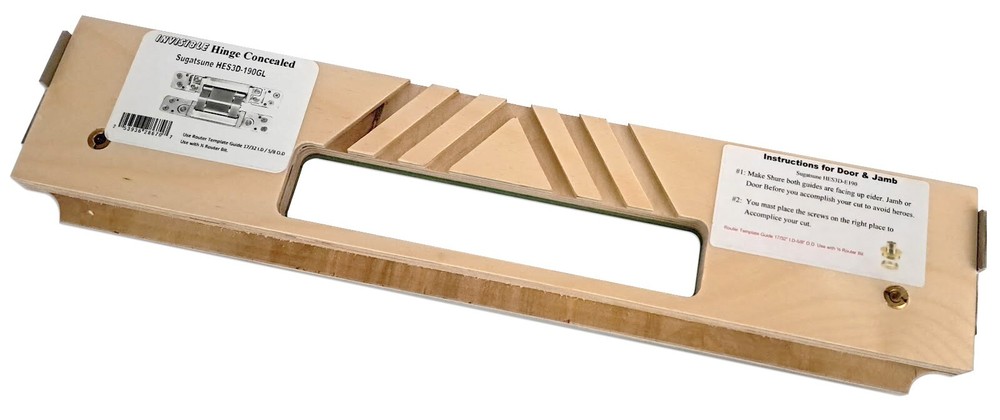 Lamp E-190 Concealed Hinge Template