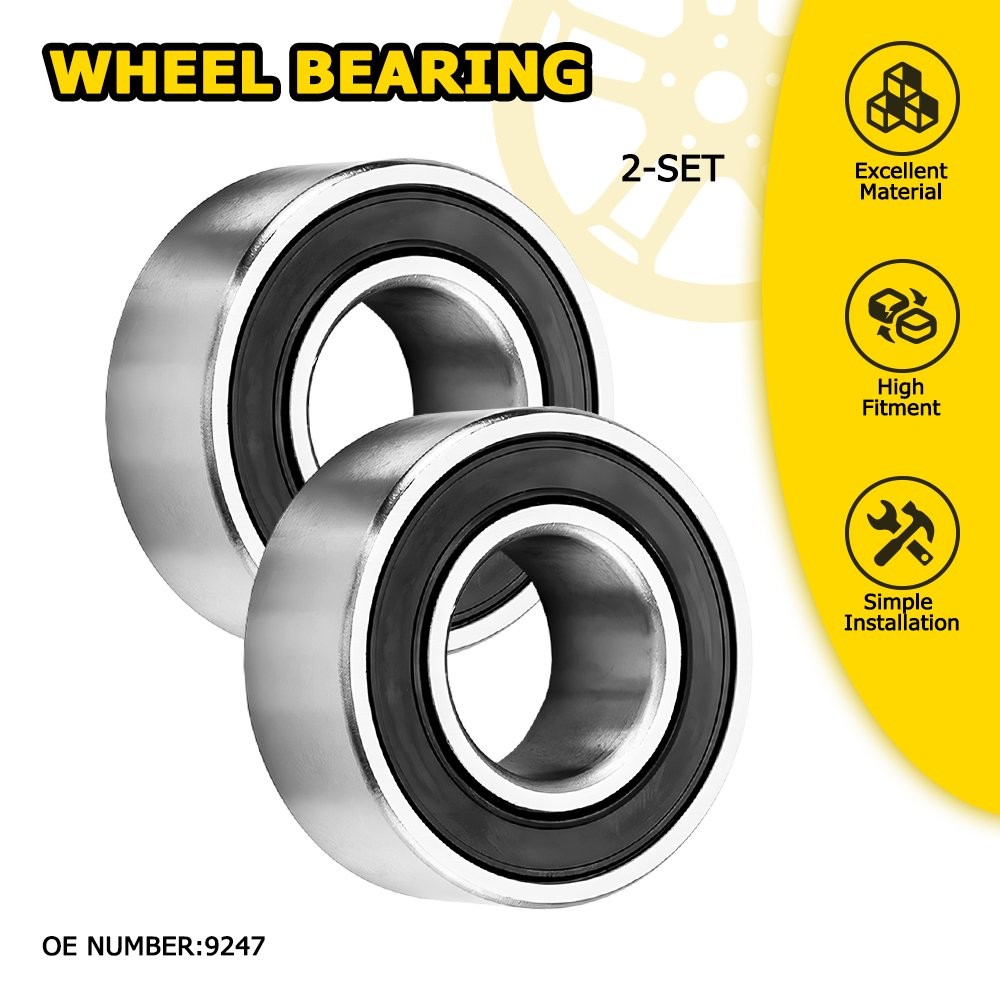 For 2004-2007 Harley Dyna 1" Axle Sealed Wheel Bearings 9247 Front Or Rear 04-07