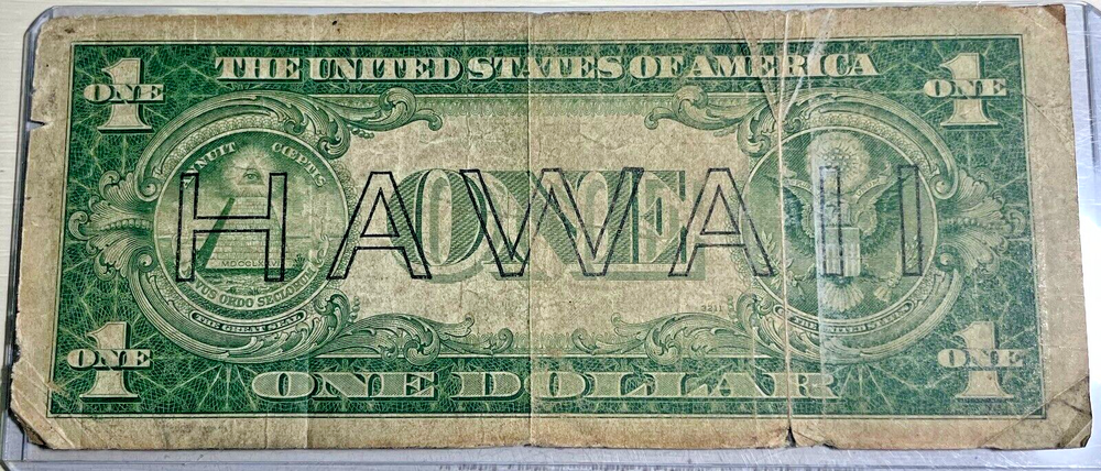 $1 Hawaii 1935A Silver Certificate