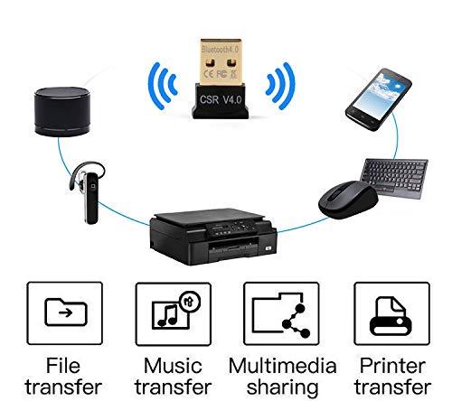 Mini USB Speed Bluetooth CSR 4.0 3.0 Adapter Dongle for Windows 7 8 10 PC Laptop