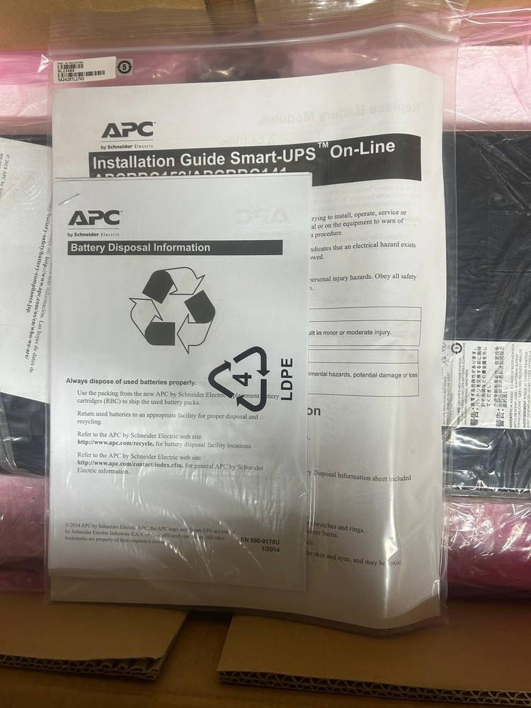 APC RBC141 Replacement Battery Pack Genuine OEM. Slightly Used