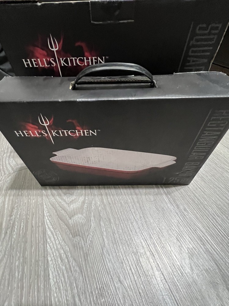 Hell’s Kitchen by Gordon Ramsay Ceramic Baking Dishes – 2-Piece Set (New)