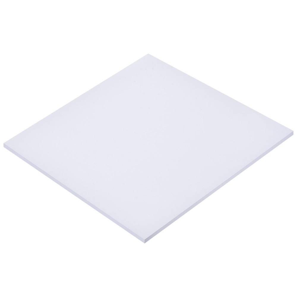 White ABS Plastic Sheet 12x12x0.2" for Building Model, Panel