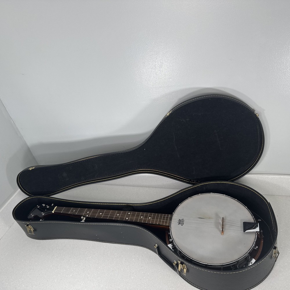 Banjo 5 String Banjo With Case Remo Head