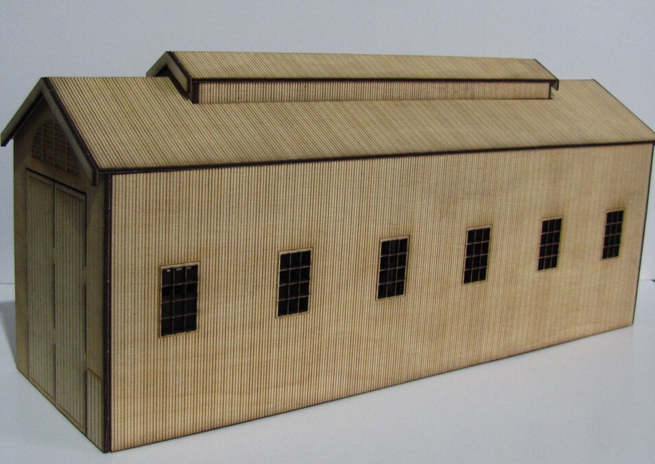 Trackside Models - HO Scale - Laser Cut "Angaston Engine Shed" - SM1060