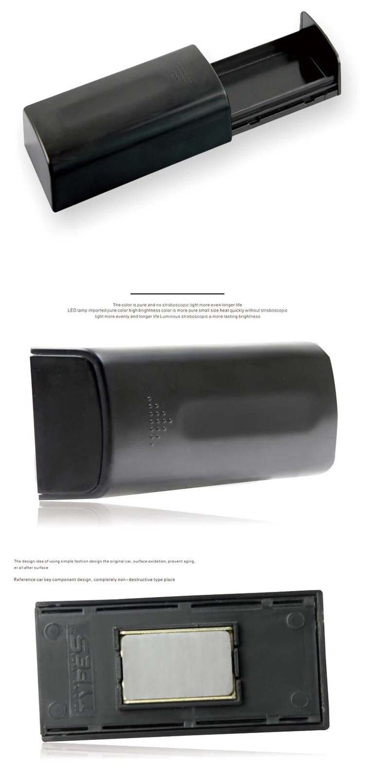 Hidden Compartment Magnetic Key Box Holder Secret Stash Safe Container Storage