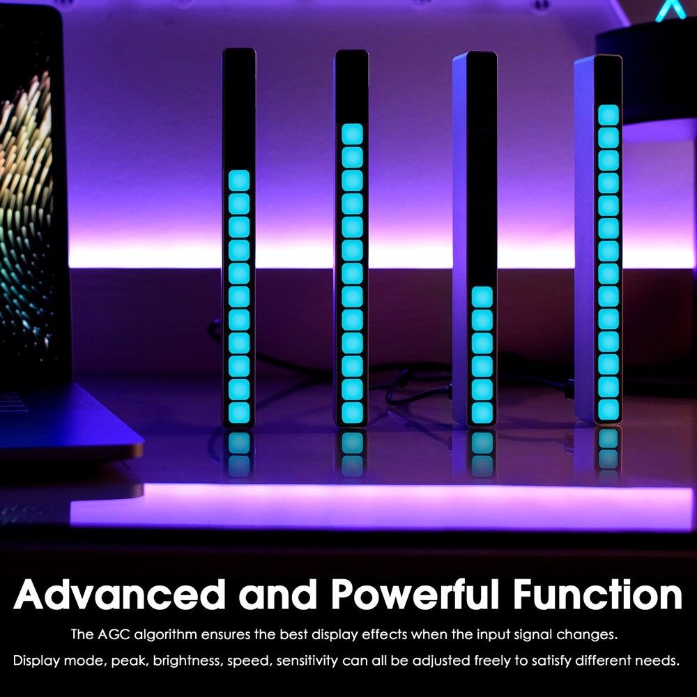 16-Bit MIC Sound Level Meter Music Spectrum Visualizer Audio Display Analyzer