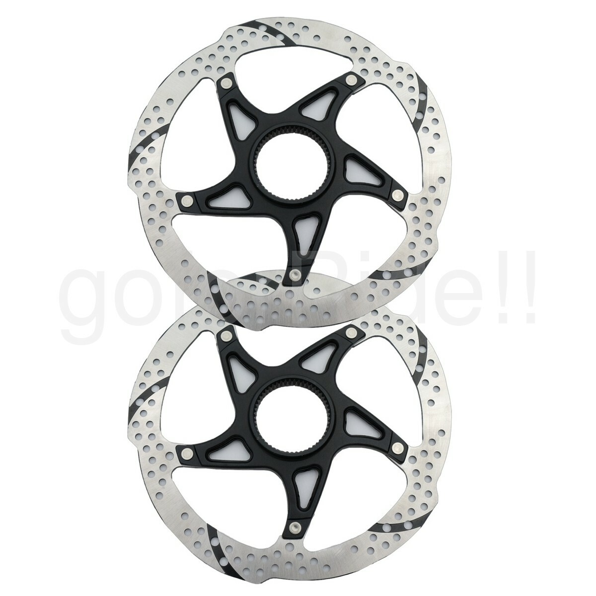 2x TRP 25 Disc Brake Rotor - 160mm Center Lock Silver/Black