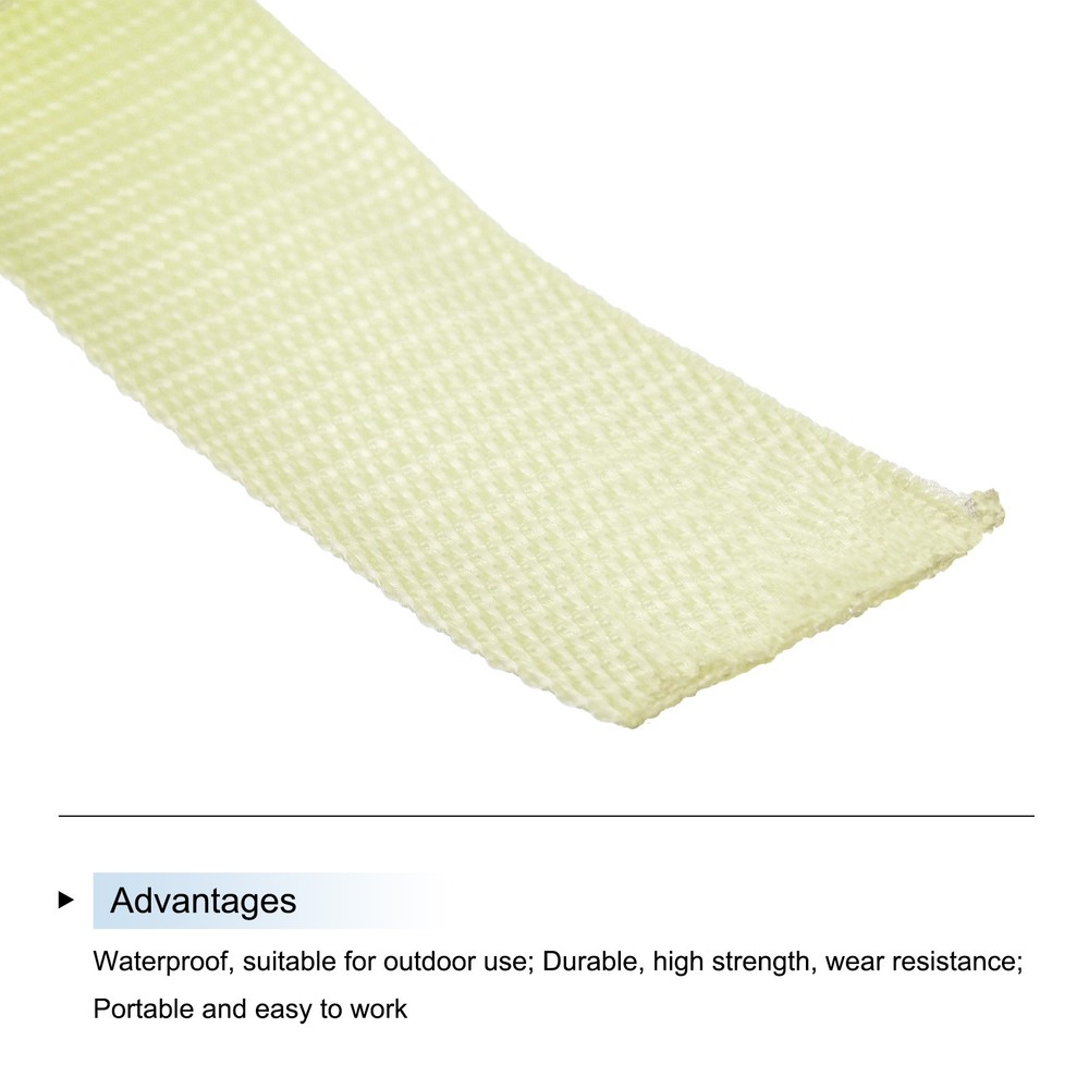Lightweight Polypropylene Webbing Strap 3.8cm 10 Yard Apricot