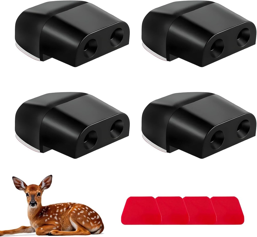 Deer Warning Whistles 4pc Adhesive for Vehicles